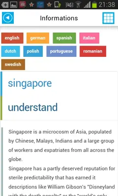 Singapore Map and Guide android App screenshot 3