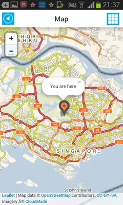 Singapore Map and Guide android App screenshot 6