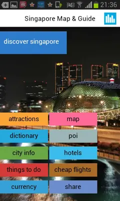 Singapore Map and Guide android App screenshot 7